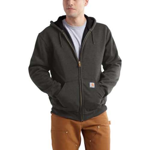 CARHARTT RAIN DEFENDER THERMAL-LINED HOODED ZIP-FRONT SWEATSHIRT